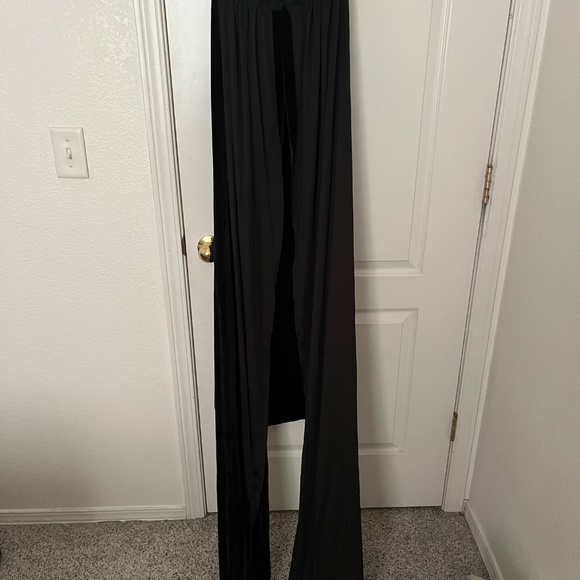 Fabulous Jet Black Velvet Infinity Maxi Dress - 72 Styles - Picture 5 of 6